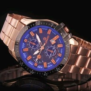 Rose gold Stainless steel fashion watch